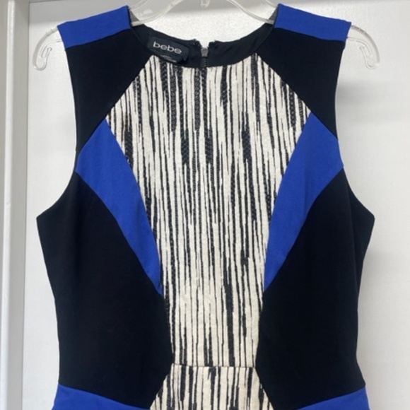 BEBE PEPLUM DRESS NEVER WORN EUC - Picture 2 of 10